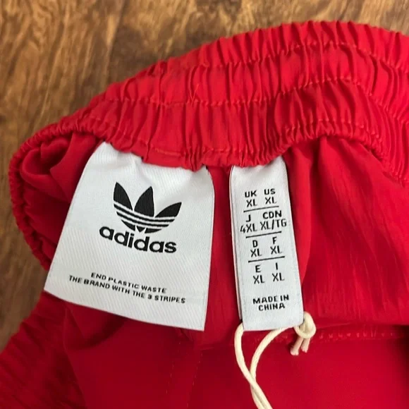 adidas Red Sweatpants with White Stripes - Picture 10 of 16
